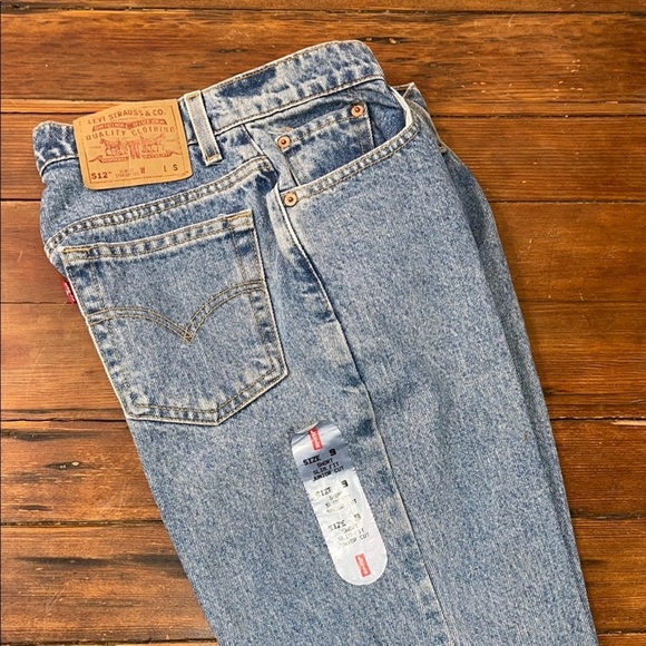 Levi's 512 slim straight Blue Denim Jeans - Picture 1 of 6